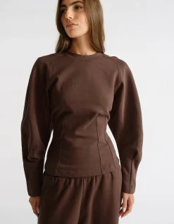 D-LUXE CINCHED SWEAT
