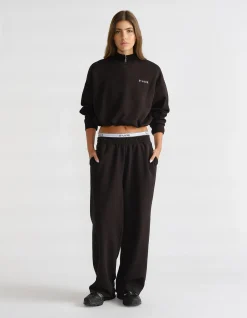 D-LUXE LOGO CROP SWEAT