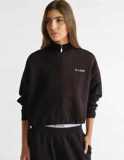 D-LUXE LOGO CROP SWEAT