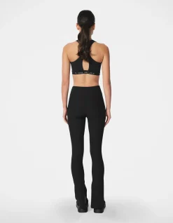 D-LUXE RIB SPLIT HEM LEGGING
