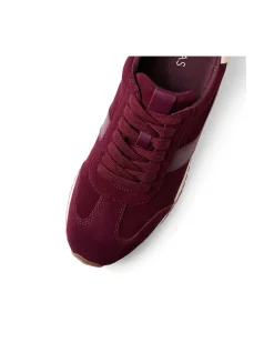 Donnie Retro Suede Lace Up Trainers
