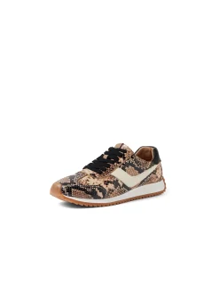 Donnie Snake Leather Lace Up Trainers