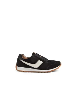 Donnie Retro Suede Lace Up Trainers