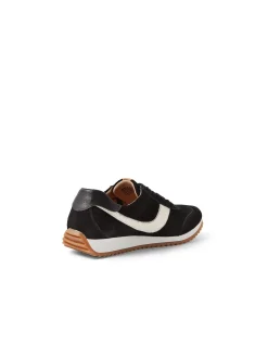 Donnie Retro Suede Lace Up Trainers