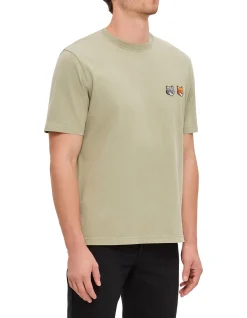 DOUBLE FOX HEAD FADED COMFORT T-SHIRT