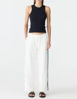 Double Stripe Wide Leg Pant
