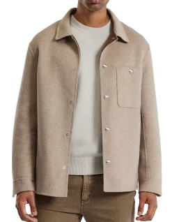 DOUBLE FACE SHIRT JACKET
