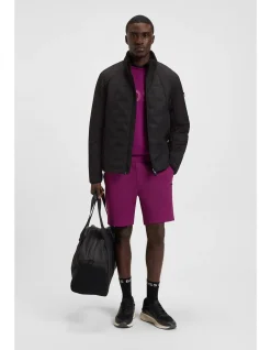 Down-filled jacket with water-repellent finish