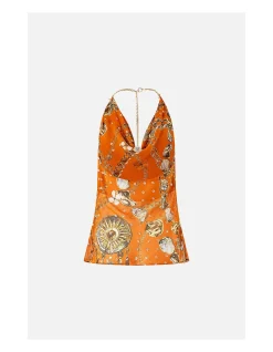 DRAPED TOP WITH HARDWARE