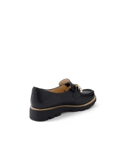 Drizza Chain Detail Leather Loafers