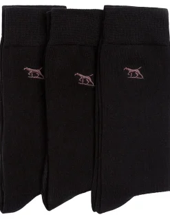 Dry Plains Three Pack Socks - Onyx