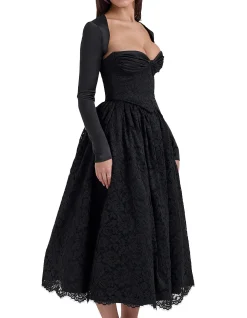 DUCHESS MIDI DRESS