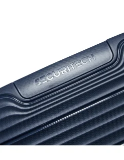 Dune 66cm Expandable Hard Shell Suitcase Navy Blue