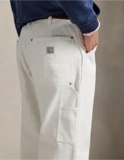 Dungaree Fit Canvas Relaxed Carpenter Pants