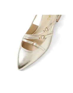Earl Triple Strap Slingback Heels