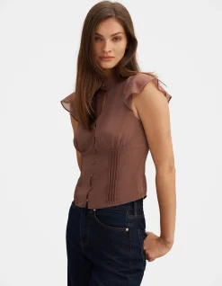 EDEN KEYHOLE BLOUSE