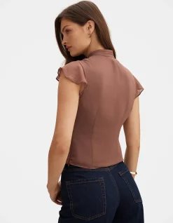 EDEN KEYHOLE BLOUSE