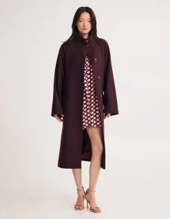 EDI FUNNEL COLLAR COAT