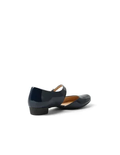 Edna Patent Mary Jane Low Heel Flats