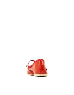 EFFIE RUCHED BALLET WITH STRAP