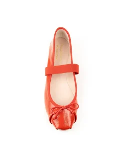 EFFIE RUCHED BALLET WITH STRAP