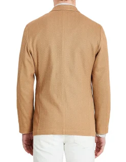 Elba Double Breasted Blazer Camel