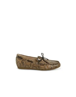 Eliney Versatile Leather Loafer Flat