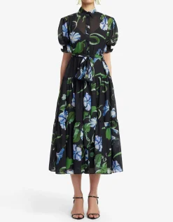 Ellie Bishop Sleeve Midi Dress