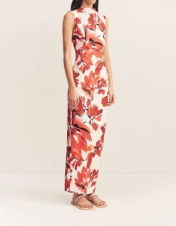 Ember Draped Maxi Dress