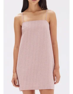 Emile Seersucker Mini Shift Dress