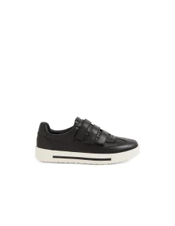 EMS SU BLACK WHITE SOLE LEATHER