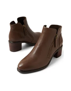 ESONA DF DK TAUPE LEATHER