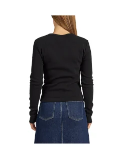Essential Rib Long Sleeve Top