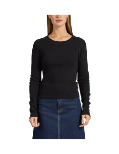 Essential Rib Long Sleeve Top