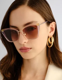 ETERNAL ENCORE PINK CAT-EYE Sunglasses