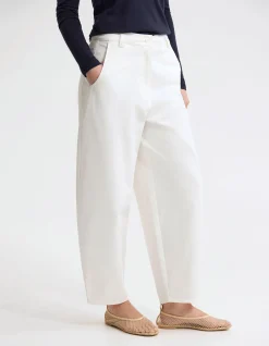 ETTA BARREL LEG COTTON PANT