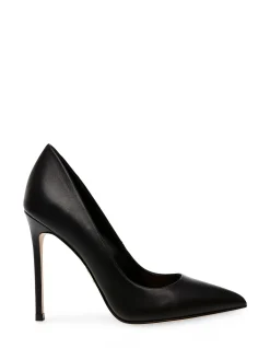 EVELYN STILETTO HEEL BLACK LEATHER