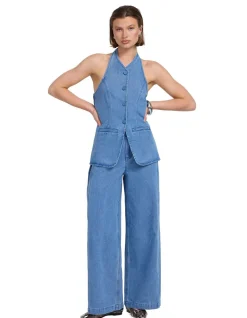 Everleigh Indigo Wide Leg Denim Jeans