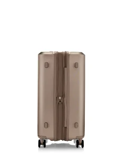 EVOA Z 69CM EXPANDABLE SUITCASE IVORY GOLD