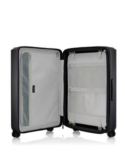 EVOA Z 75CM Expandable Suitcase Black