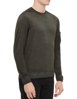 Fast Dyed Merino Crew Neck Sweater