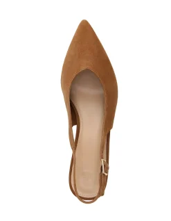 Fatima Nutmeg Suede Leather Slingback