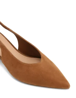 Fatima Nutmeg Suede Leather Slingback