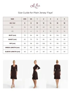 FAYE STOCK JERSEY DRESS