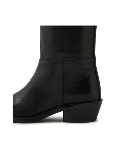 Feidel Leather Pointed Toe Knee High Boots