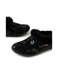 FIFI XW ZR BLACK SEQUINS VELVET