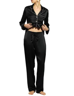 fine finishes long sleeve pant pyjama set
