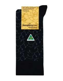 Fine Merino Leaves Smooth Fit Health Crew Sock