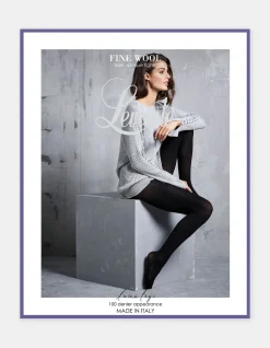 Fine Wool Luxe Opaque Tight 100D Nero