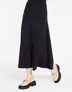 FIT AND FLARE PONTE SKIRT